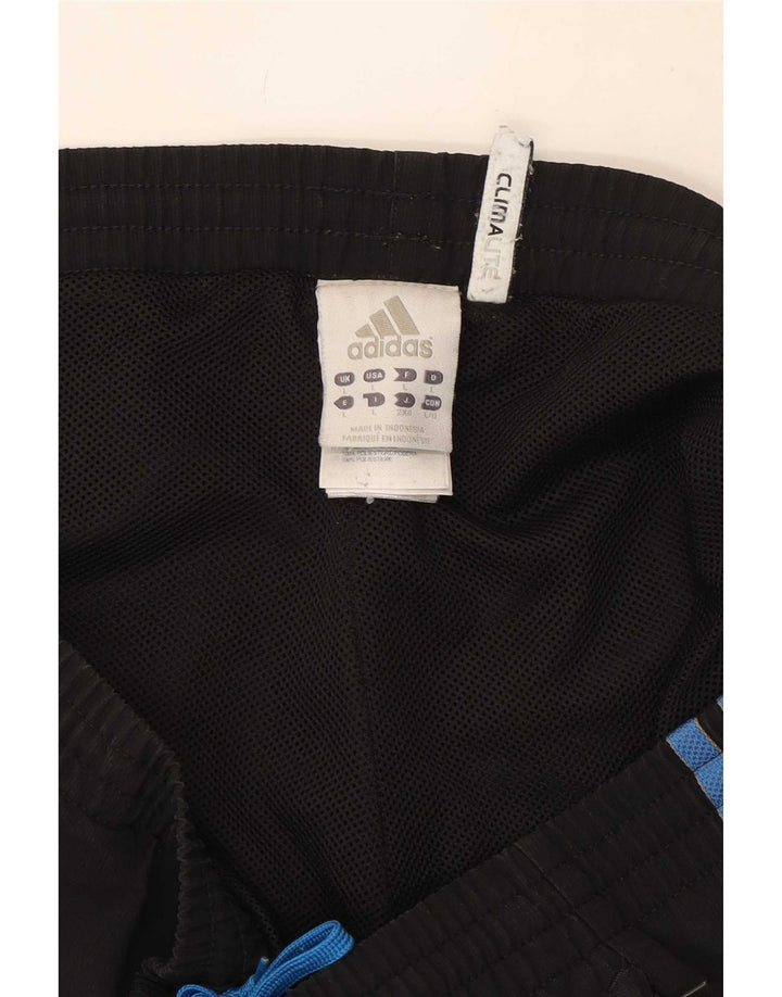 Pantaloni de trening Adidas Climalite pentru bărbați Pantaloni de jogging, mari, negru, poliester