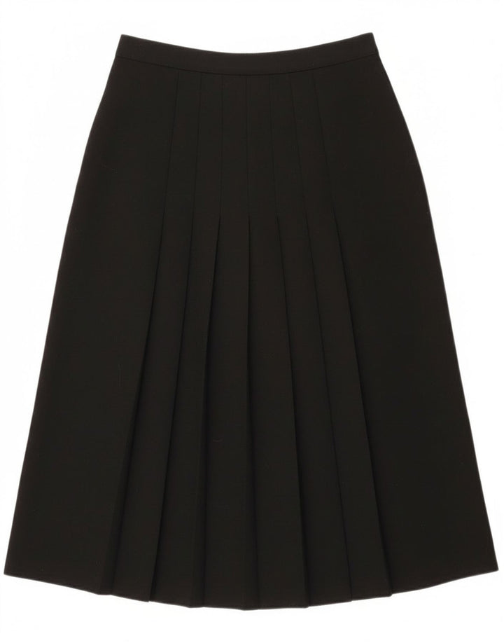 Fusta plisată cu talie înaltă pentru femei Del Mod EU 38 Medium W27 Poliester negru