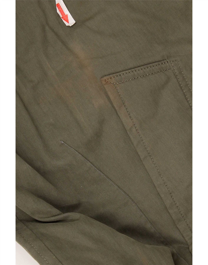 Palton pentru femei Hugo Boss EU 54 2XL bumbac kaki