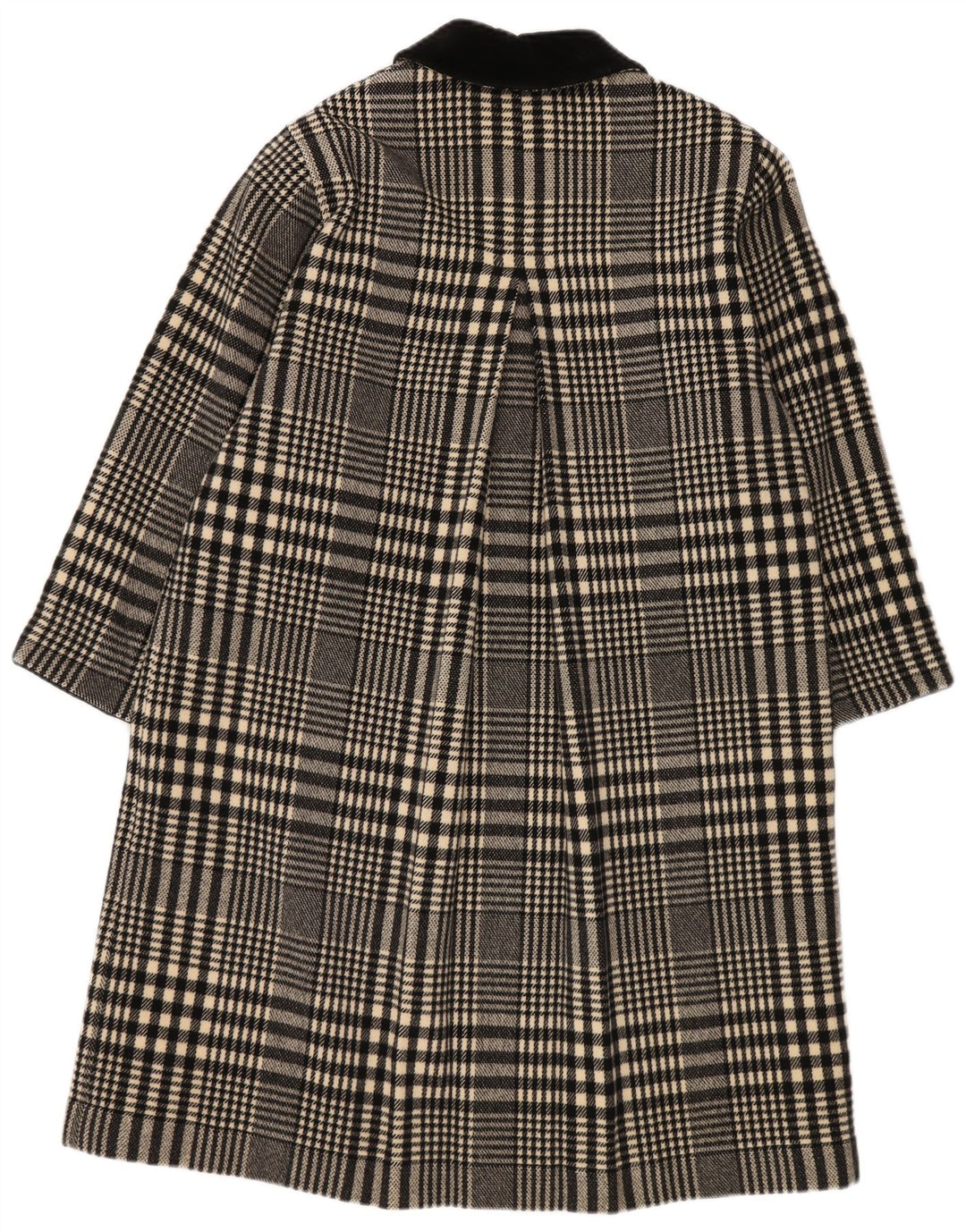 Pardesiu Simonetta pentru femei UK 14 mare negru Houndstooth
