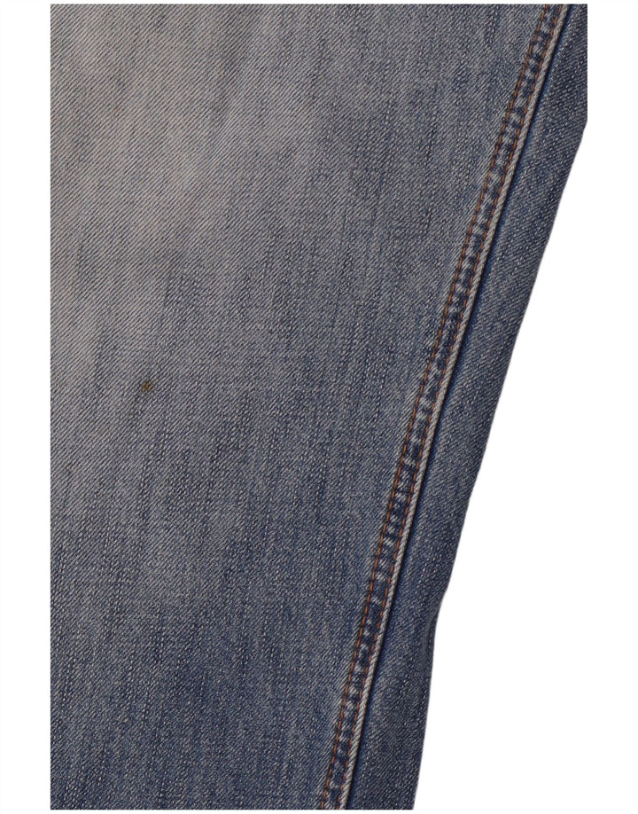 CREW CLOTHING Jeans drept bărbați W36 L31 Bumbac albastru