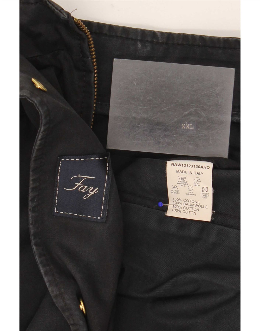 Jachetă pentru femei Fay pentru femei UK 22 2XL, bumbac negru