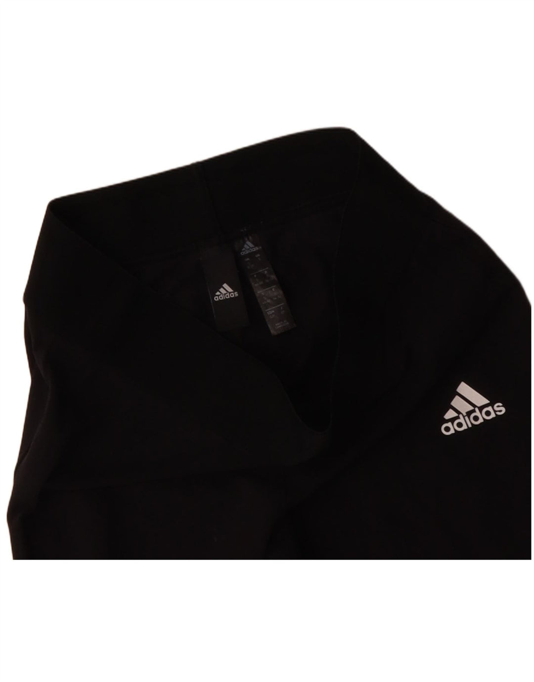 Leggings pentru femei ADIDAS UK 8/10 mic bumbac negru