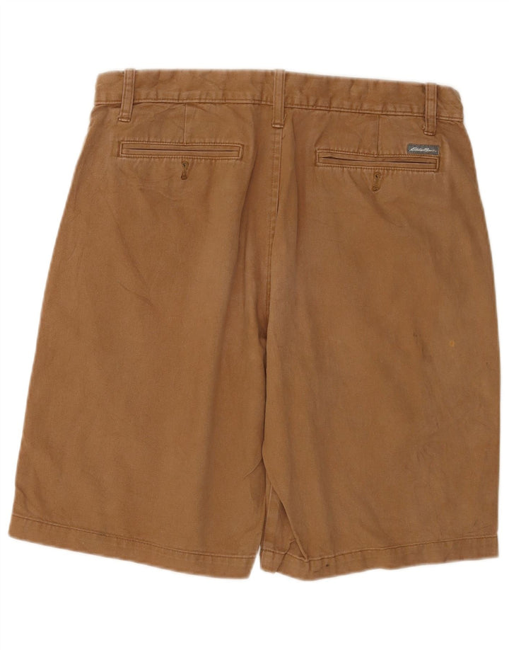 Pantaloni scurți chino pentru bărbați Eddie Bauer W33, bumbac maro mediu
