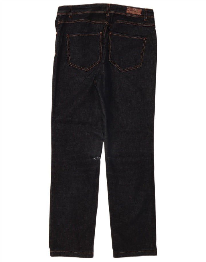 Blugi drepti pentru femei BENETTON W31 L30 bumbac bleumarin