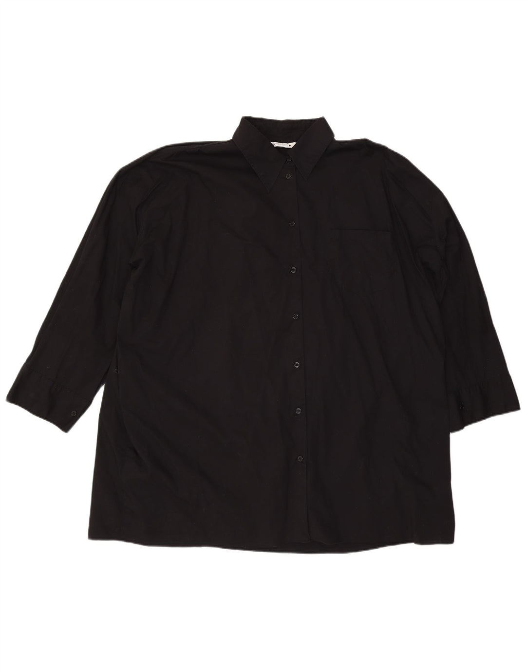Cămașă supradimensionată pentru femei ZARA UK 18 XL Negru