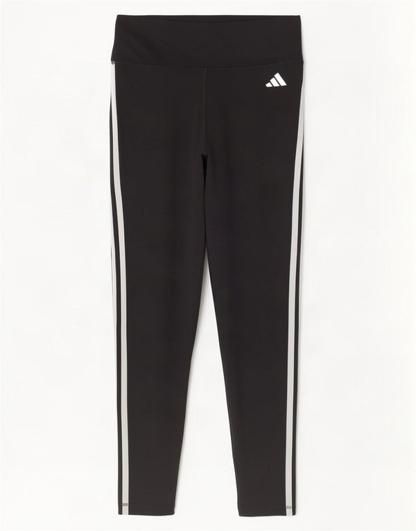 Leggings crop pentru femei Adidas Tight Fit UK 12/14 Poliester mediu negru