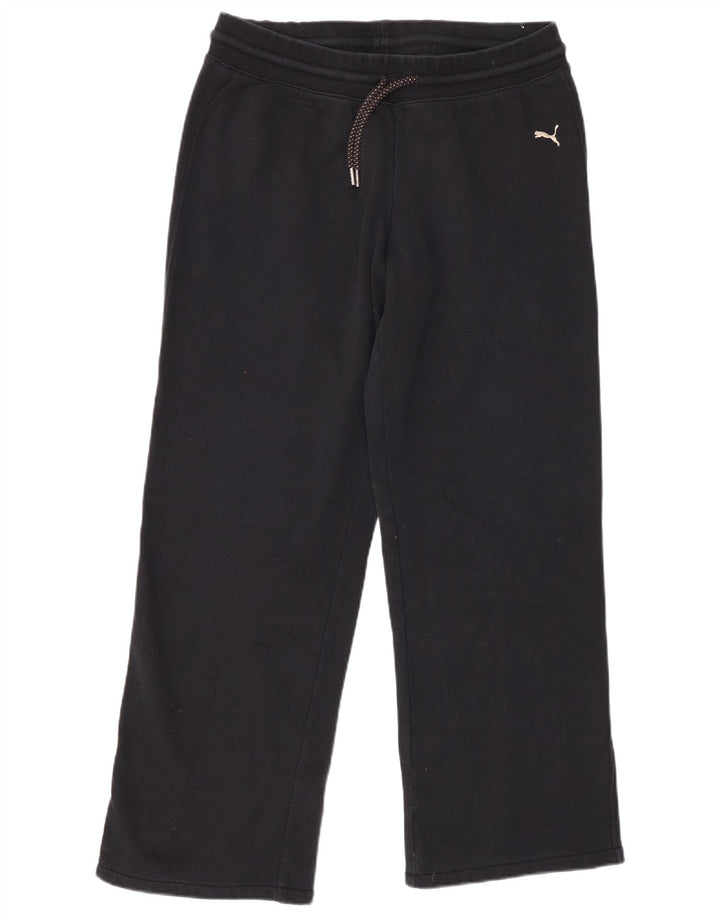 Pantaloni de trening PUMA pentru femei UK 16, mare, negru, bumbac