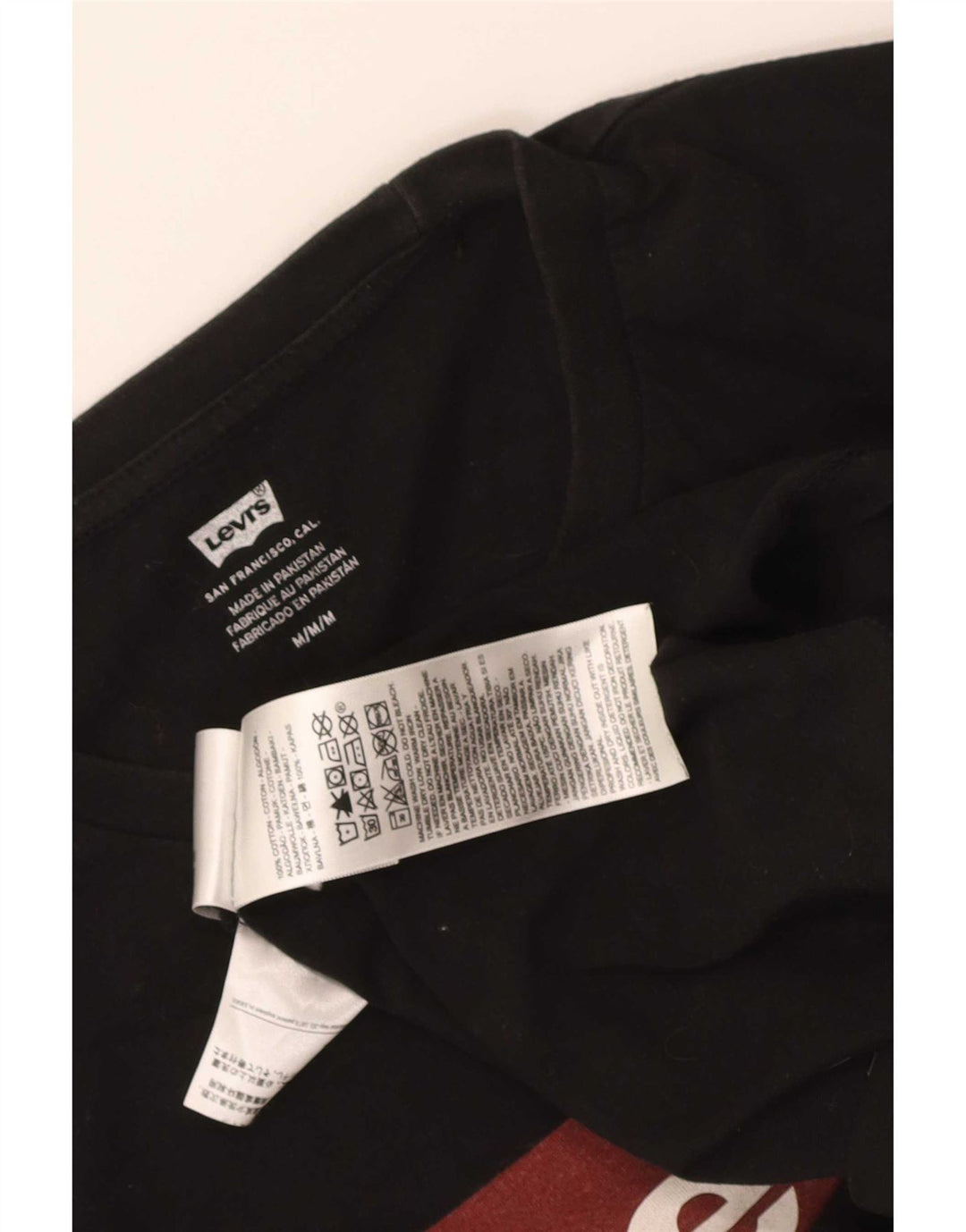 Tricou grafic pentru bărbați Levi's Top mediu negru bumbac