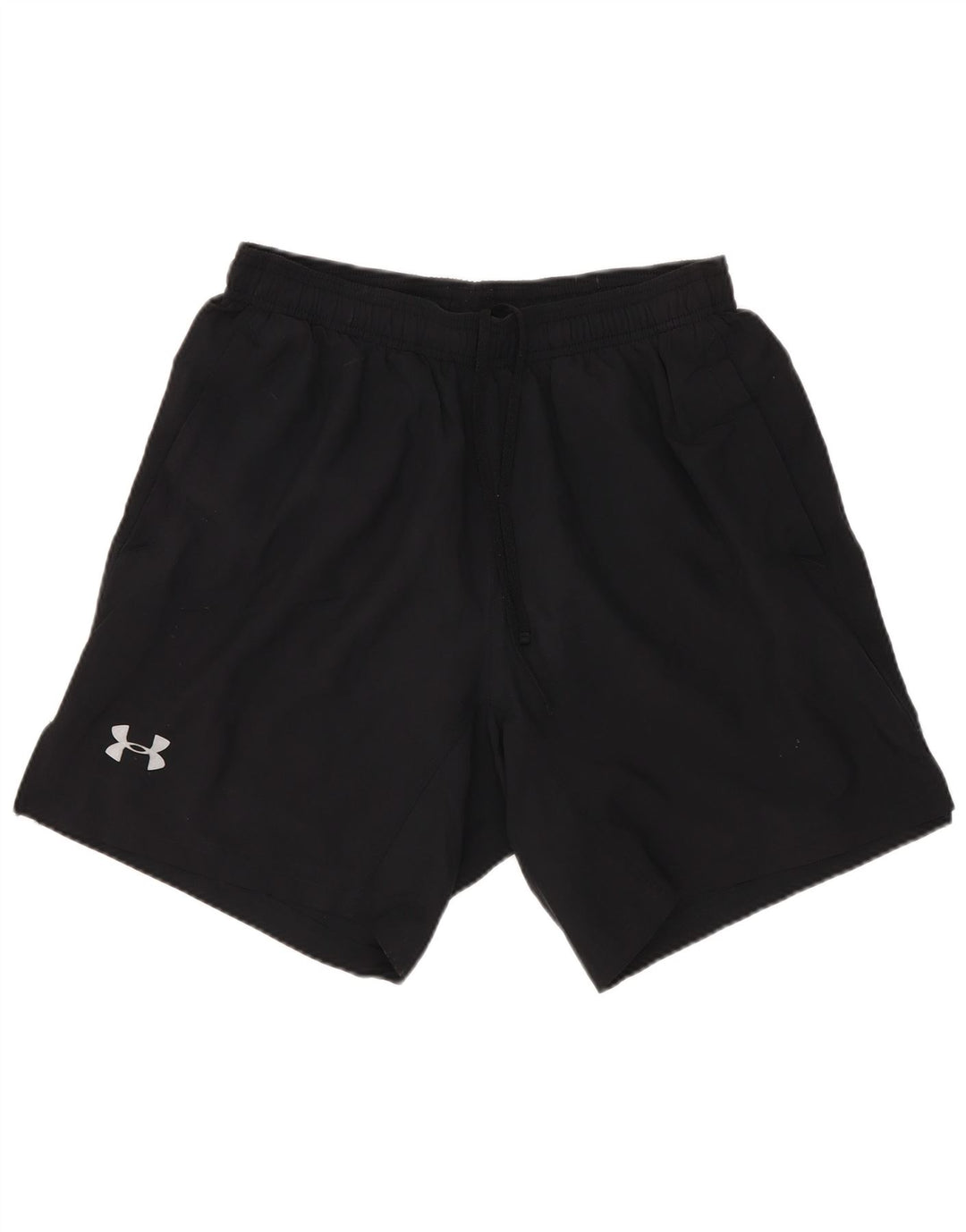 Pantaloni scurți sport Under Armour pentru bărbați, poliester negru mic