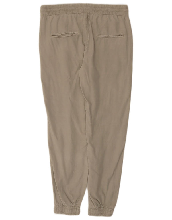 Zara Womens Joggers Casual Trousers Medium W28 L27 Beige Lyocell
