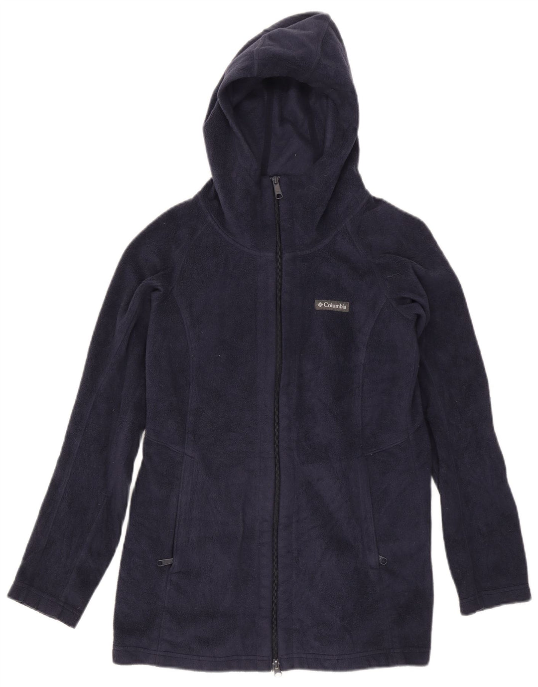 Jachetă fleece cu glugă Columbia pentru femei UK 14 Medium bleumarin poliester