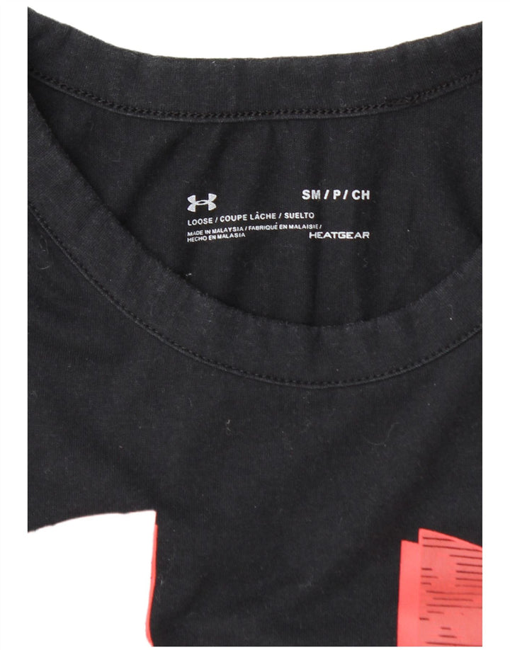 Tricou Under Armour pentru femei, cu grafică, cu mânecă lungă UK 10 Small Bleumarin