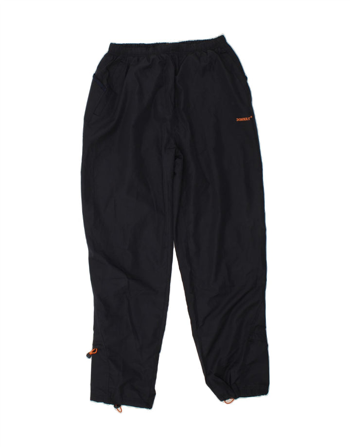 DONNY & MAX Mens Tracksuit Trousers Large Navy Blue Polyester Vintage Donny & Max and Second-Hand Donny & Max from Messina Hembry 