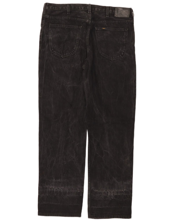 Blugi LEE Brooklyn Comfort drepte pentru bărbați W38 L32 bumbac negru