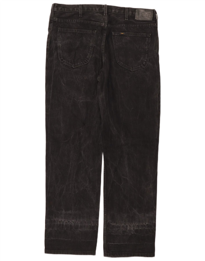 Blugi LEE Brooklyn Comfort drepte pentru bărbați W38 L32 bumbac negru