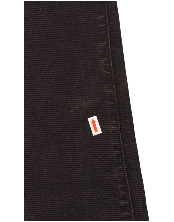 Blugi drepti Diesel Totta pentru femei W25 L27 bumbac negru