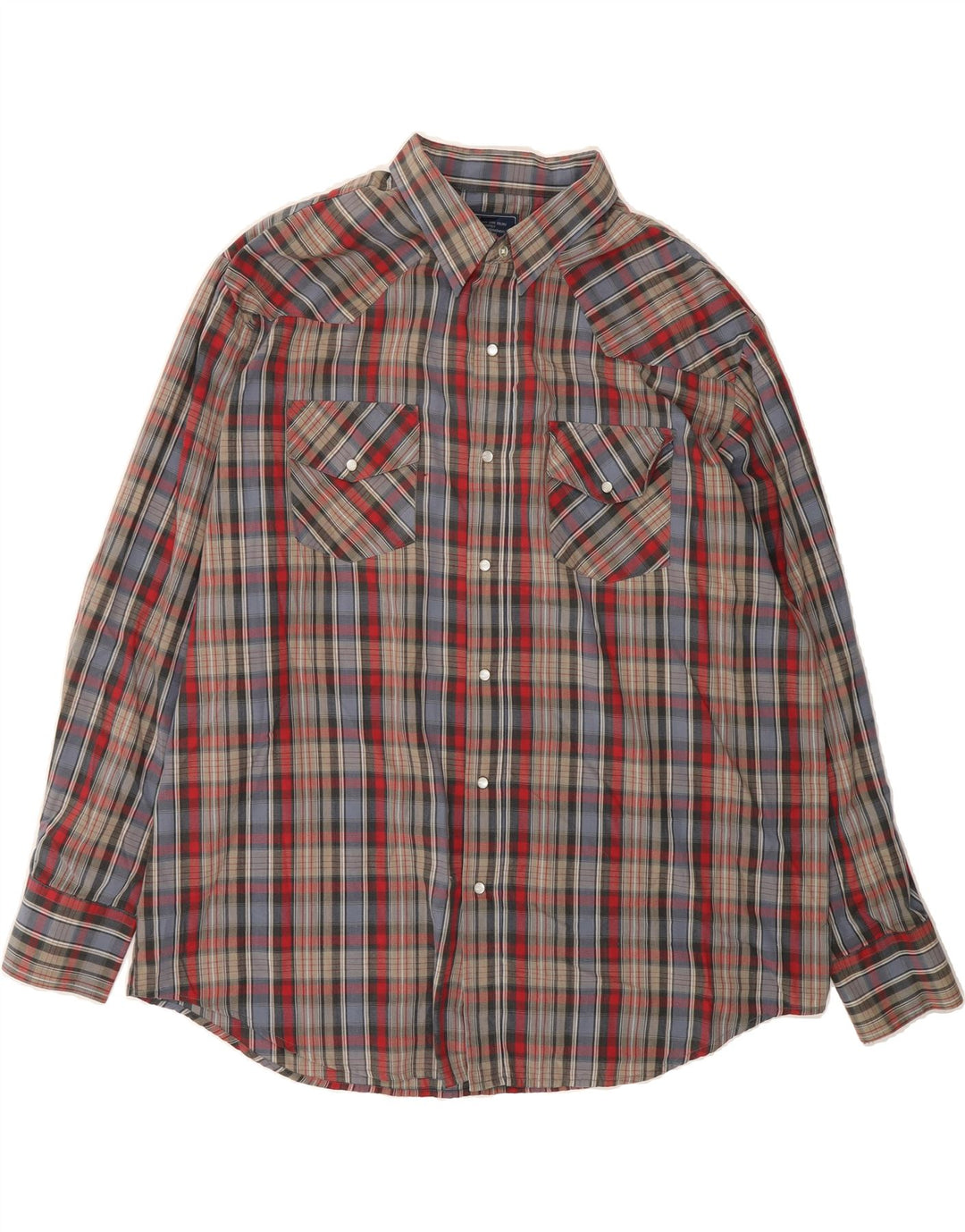 CHAMPION Mens Shirt XL Multicoloured Check Polyester Vintage Champion and Second-Hand Champion from Messina Hembry 