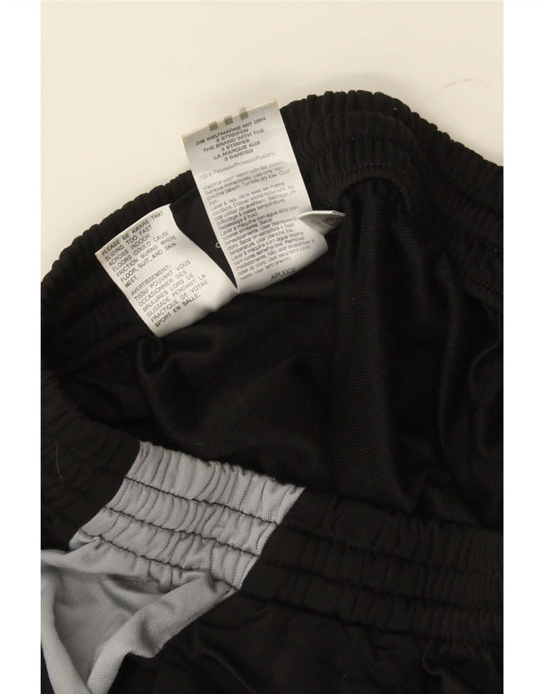 Pantaloni de trening Adidas pentru bărbați Marea Britanie 36/38 Poliester color bloc negru mic