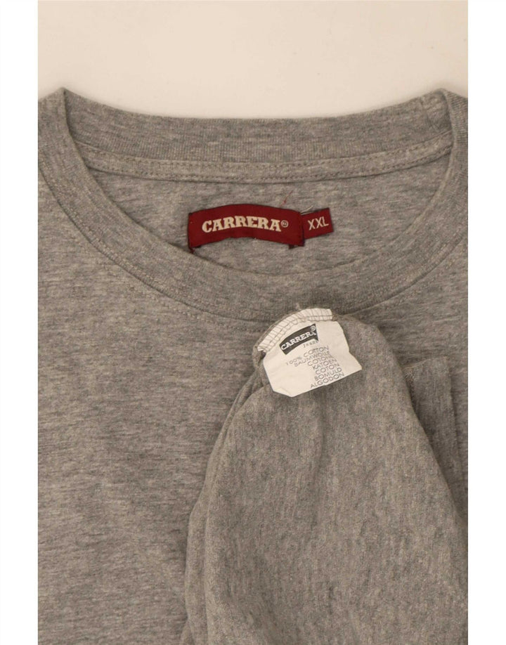Tricou pentru bărbați Carrera Top 2XL, bumbac cu pete gri