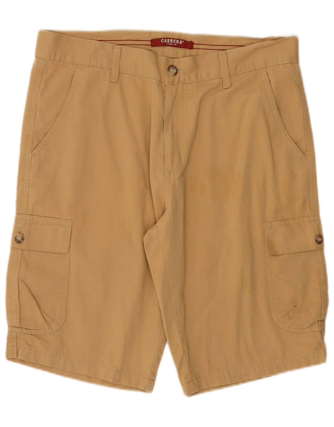 Pantaloni scurți cargo pentru bărbați Carrera IT 50 Large W34 Beige Bumbac