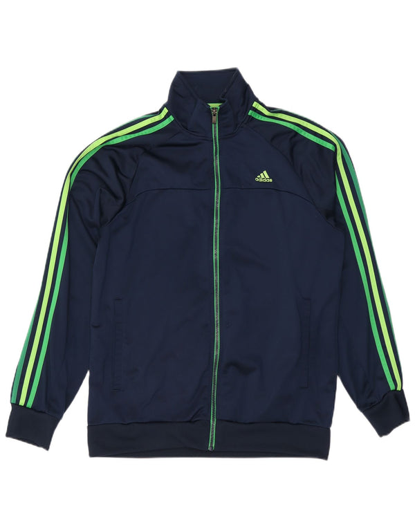 Adidas Mens Climalite Trening Top Jacket UK 42/44 Large Bleumarin