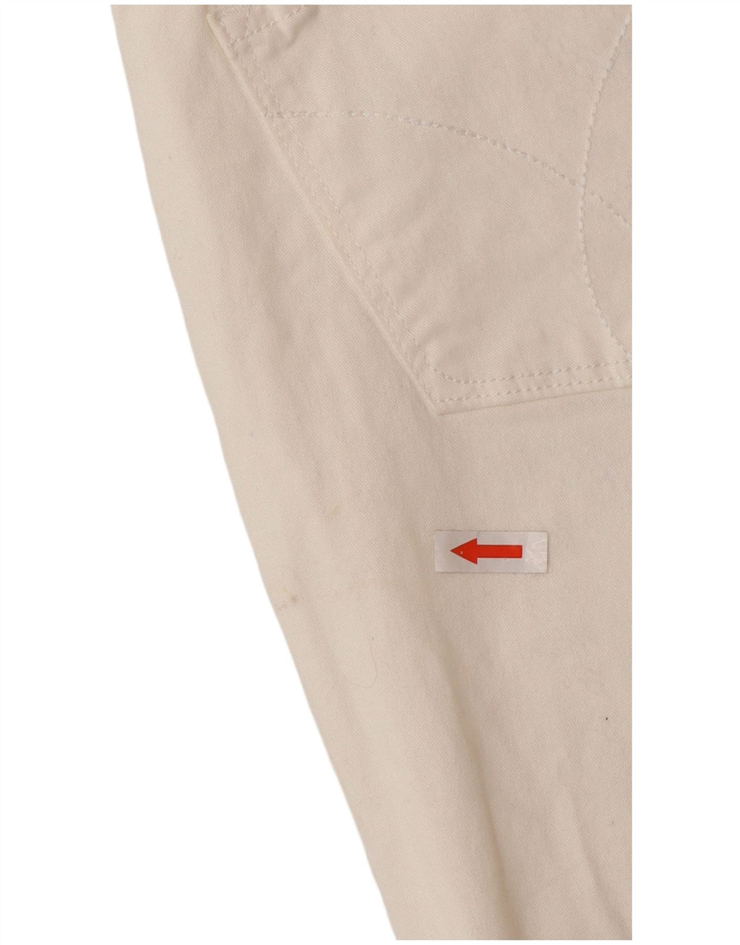 Blugi drepti pentru femei Calvin Klein US 10 Medium W30 L26 Bumbac alb