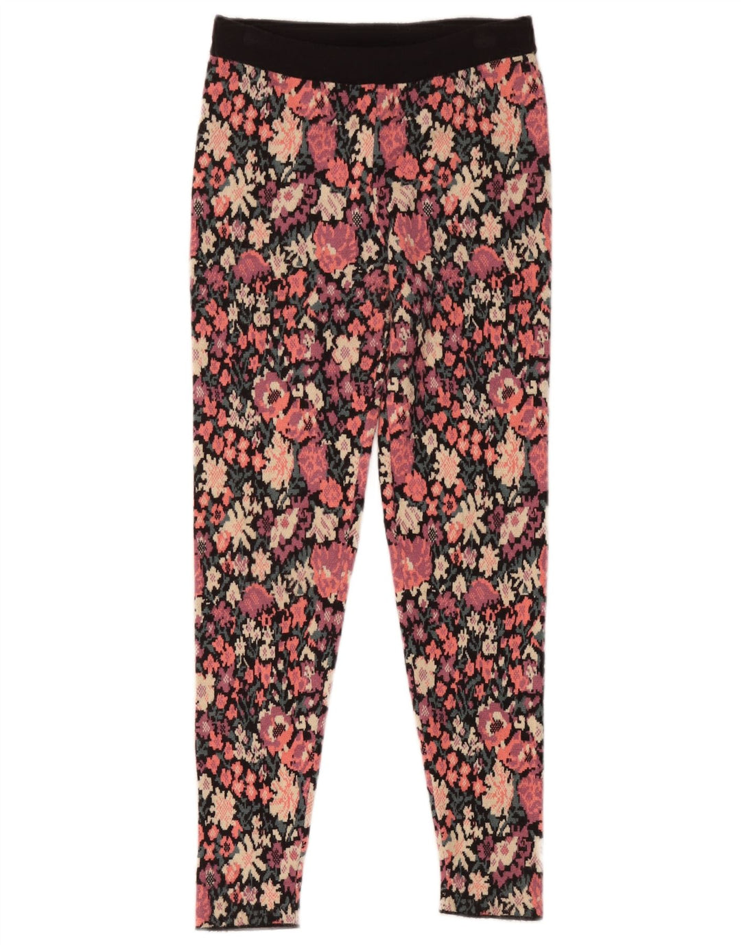 Leggings pentru damă Zara UK 8, poliester floral multicolor mic