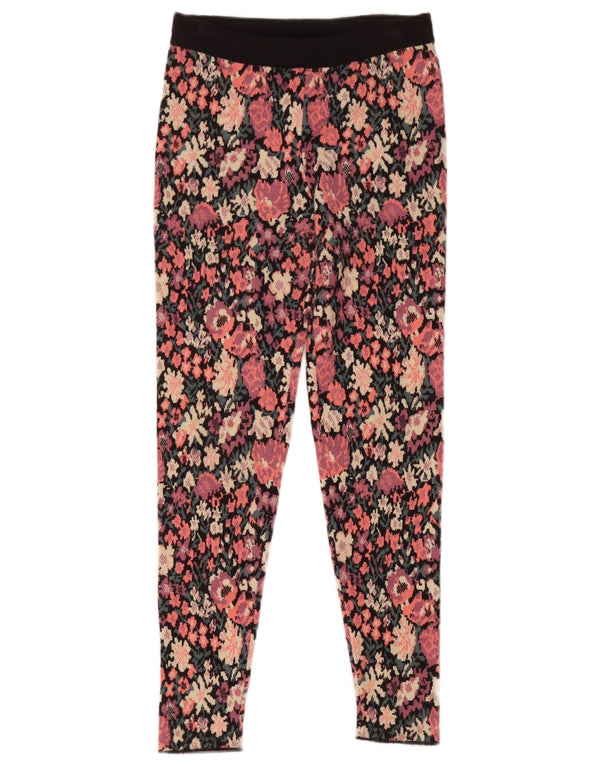 Leggings pentru damă Zara UK 8, poliester floral multicolor mic