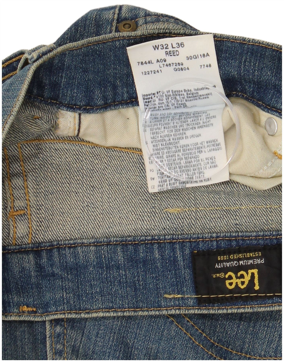 Blugi LEE pentru femei REED Bootcut W32 L28 Bumbac albastru