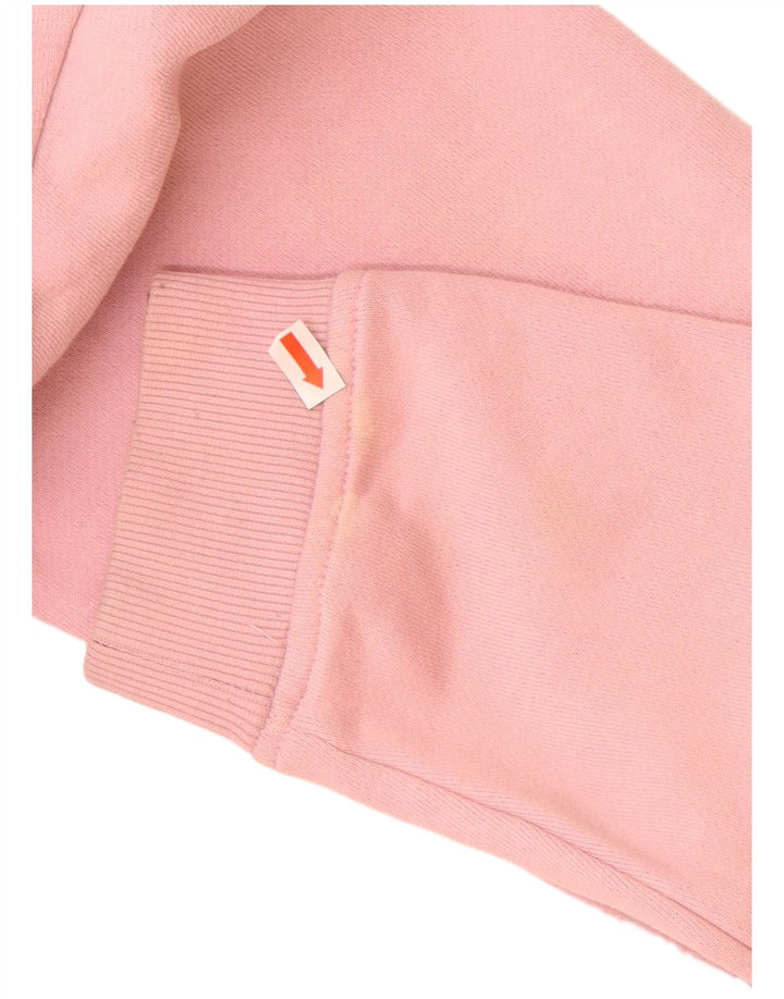 ELLESSE Pulover cu grafic pentru femei UK 12 Bumbac roz mediu