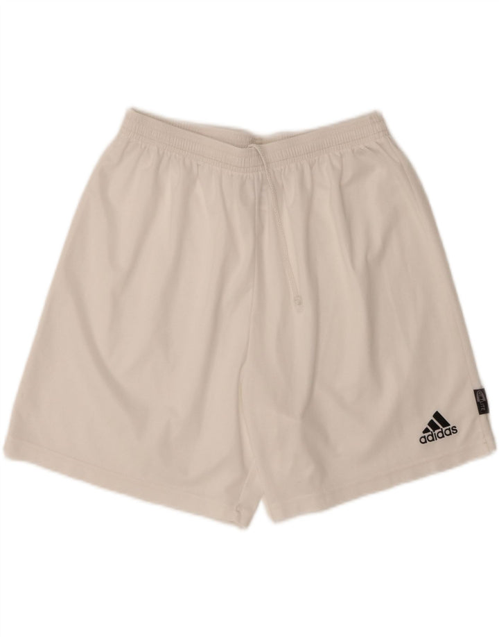 ADIDAS Mens Climalite Sport Shorts UK 38 Medium  White Polyester Vintage Adidas and Second-Hand Adidas from Messina Hembry 