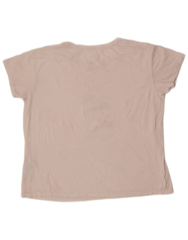 Tricou cu grafică Armani pentru femei, UK 18 XL, bumbac alb