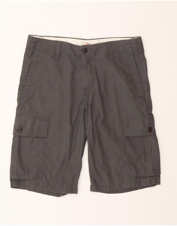 Pantaloni scurti cargo pentru bărbați Dockers W32, bumbac gri mediu