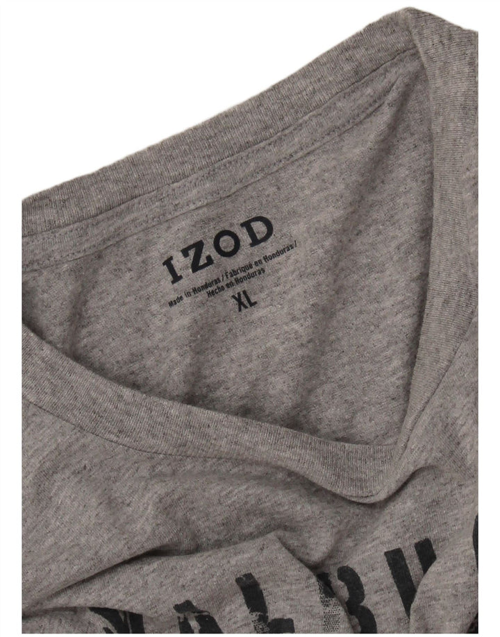 Tricou grafic pentru bărbați IZOD Top XL Gri pete