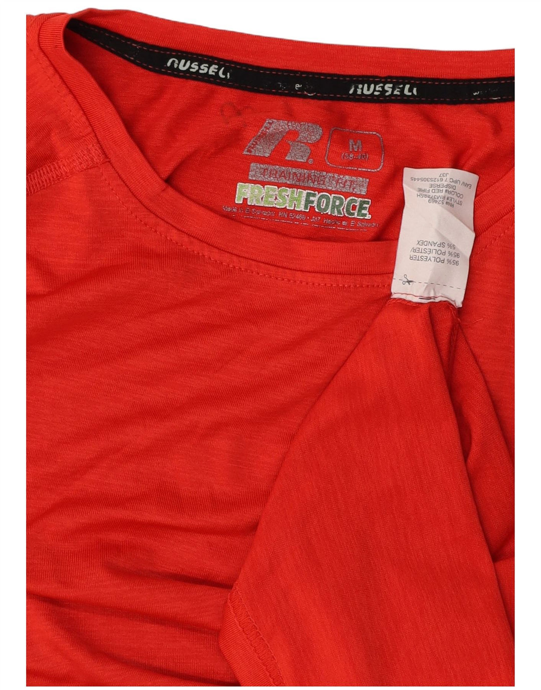 RUSSELL ATHLETIC Tricou pentru bărbați Top UK 38/40 Poliester roșu mediu
