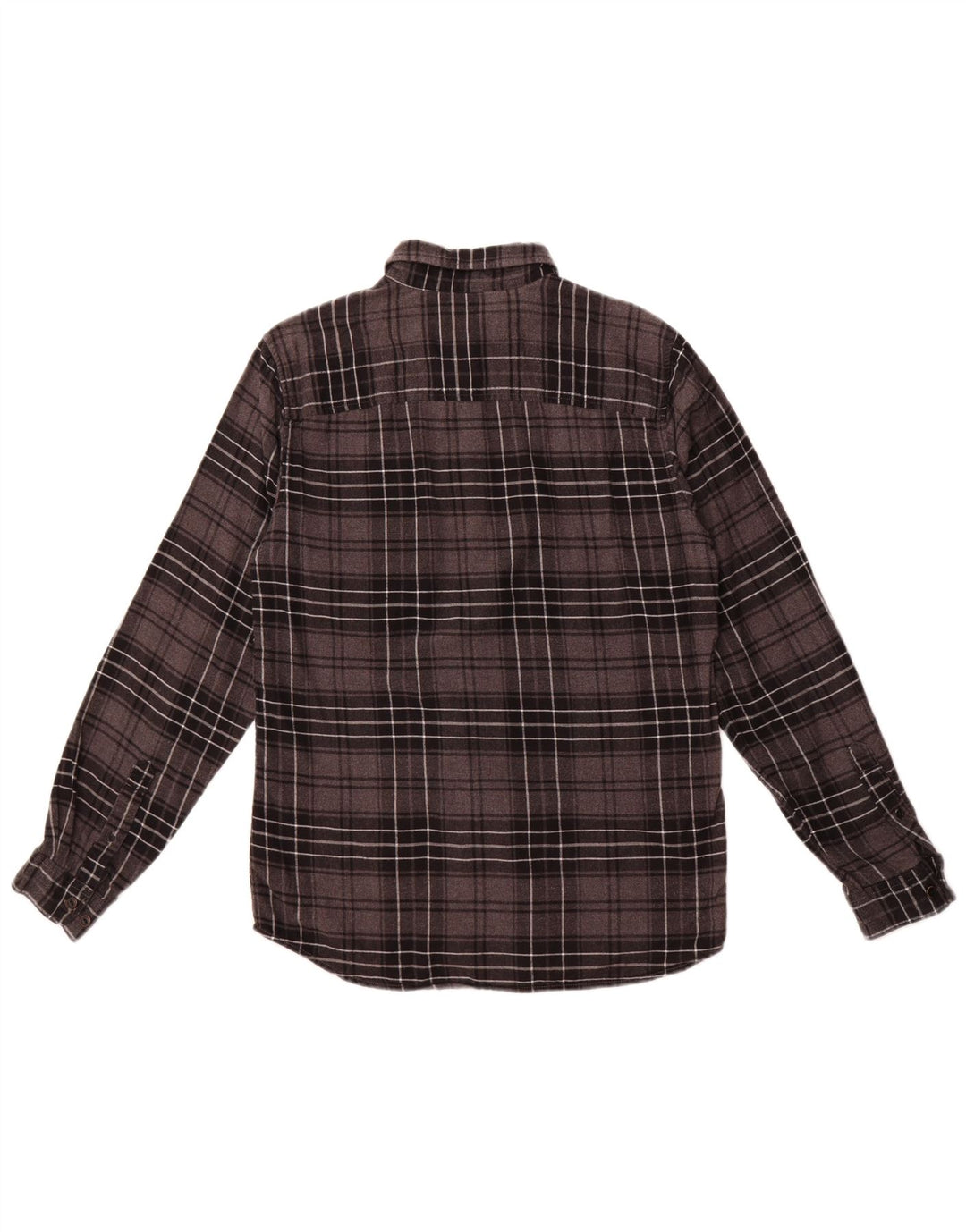Cămașă Jack & Jones pentru bărbați, bumbac carouri, gri mediu