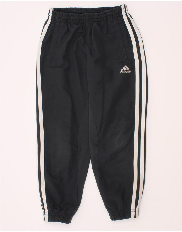 Pantaloni de trening Adidas Climalite pentru baieti Joggeri 4-5 ani poliester gri
