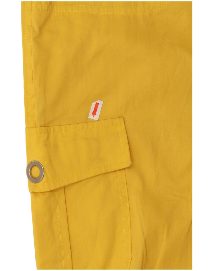 Roccobarocco Pantaloni cargo Capri pentru femei W30 L22 Galben