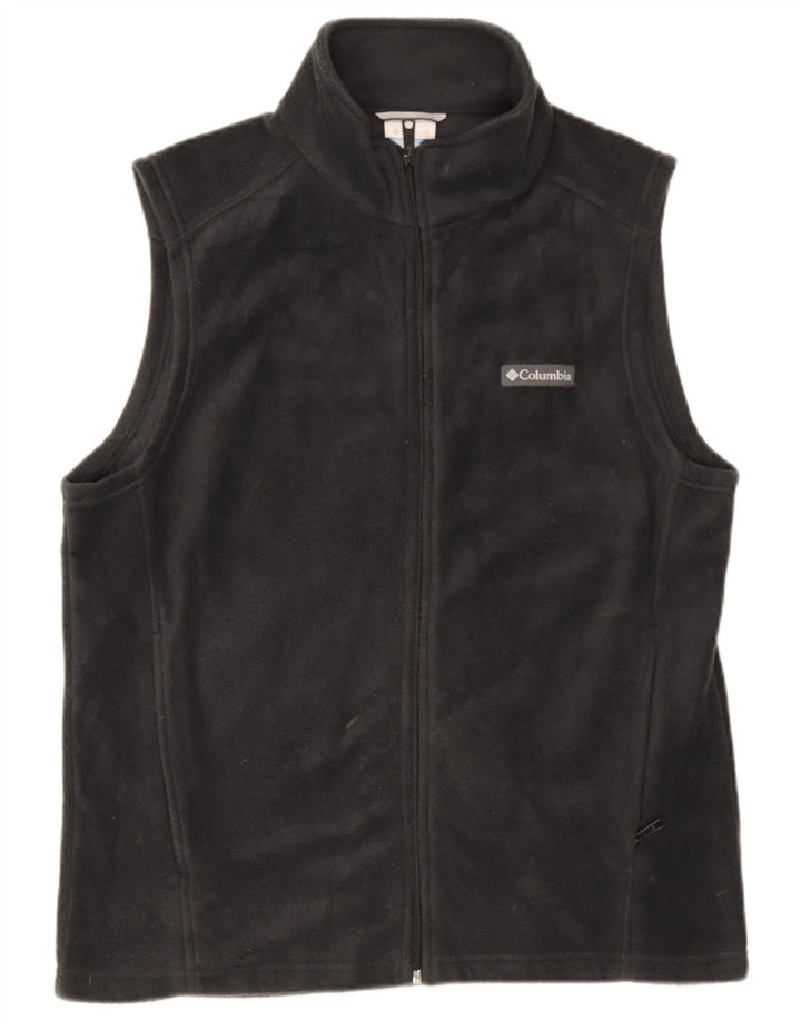 Gilet Columbia pentru bărbați din fleece UK 40, mare, negru, poliester