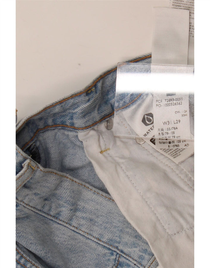 Blugi drepti pentru femei LEVI'S Ribcage W31 L29 Bumbac albastru