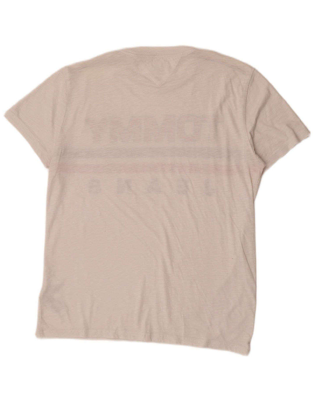 Tricou grafic Tommy Hilfiger pentru bărbați Top mediu alb din bumbac color bloc