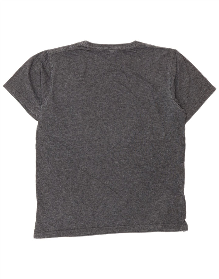 Tricou grafic pentru bărbați Saltrock Top mic, gri, bumbac