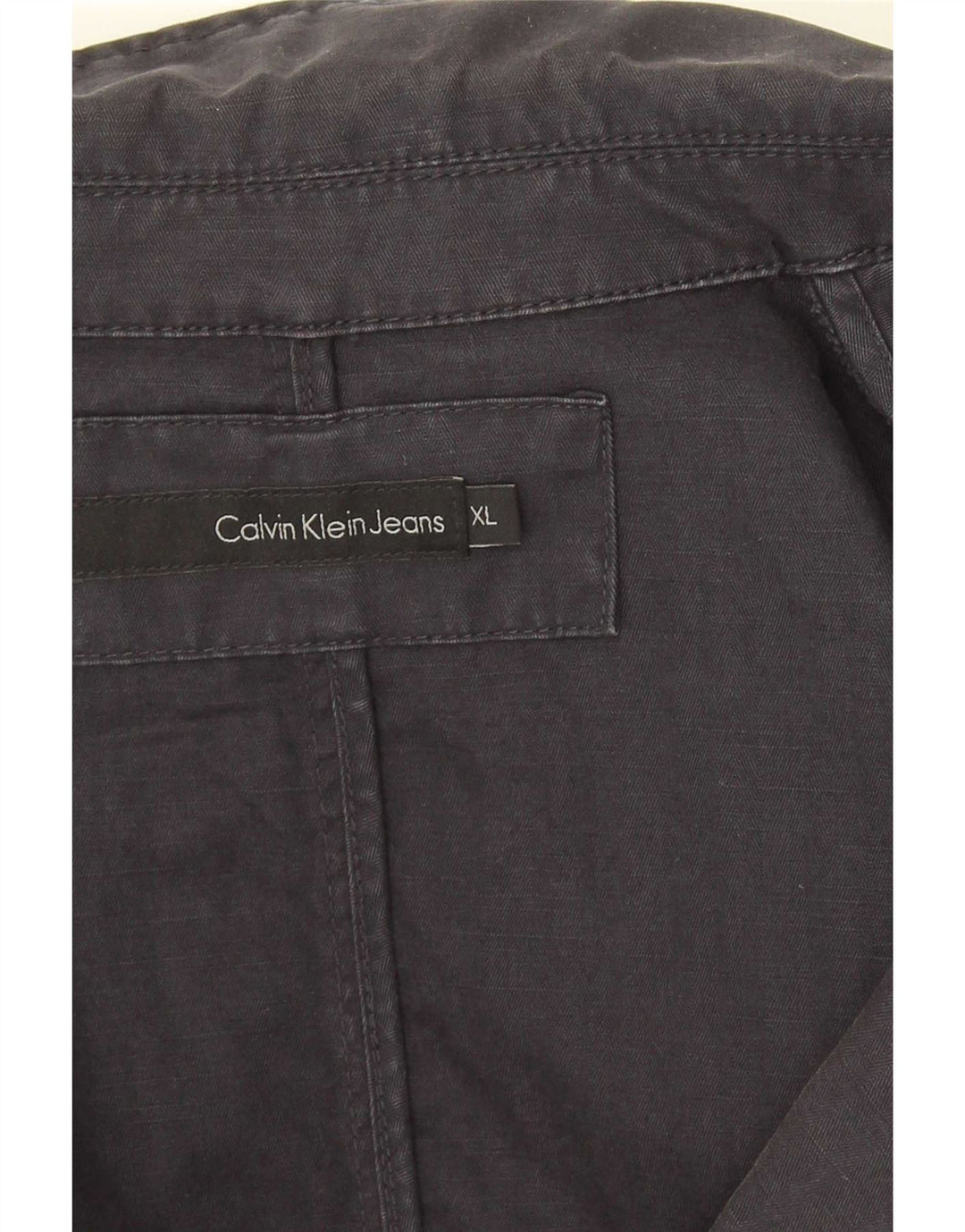 Jachetă Blazer pentru bărbați Calvin Klein cu 1 nasture UK 42 XL Bleumarin