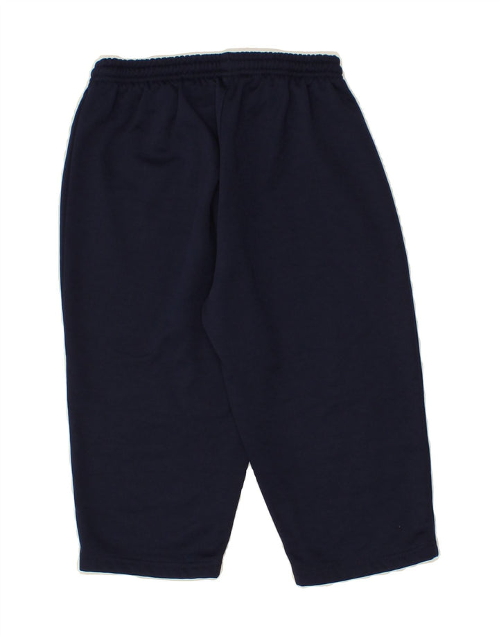 KAPPA Boys Capri Tracksuit Trousers 11-12 Years Navy Blue Polyester Vintage Kappa and Second-Hand Kappa from Messina Hembry 