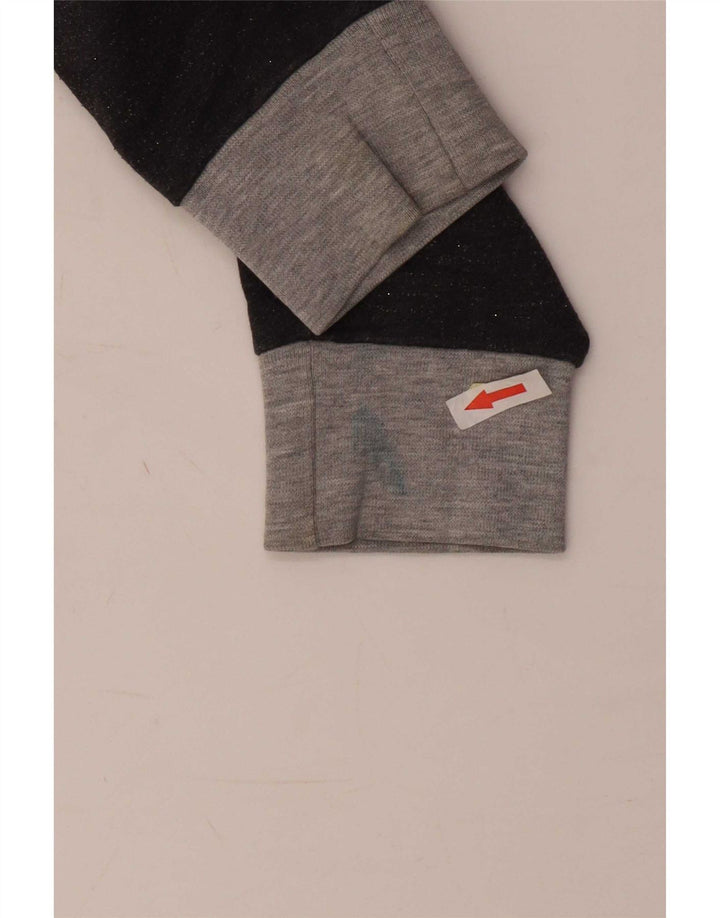 Pulover cu grafic pentru femei Converse UK 10, mic, gri, bloc de culoare