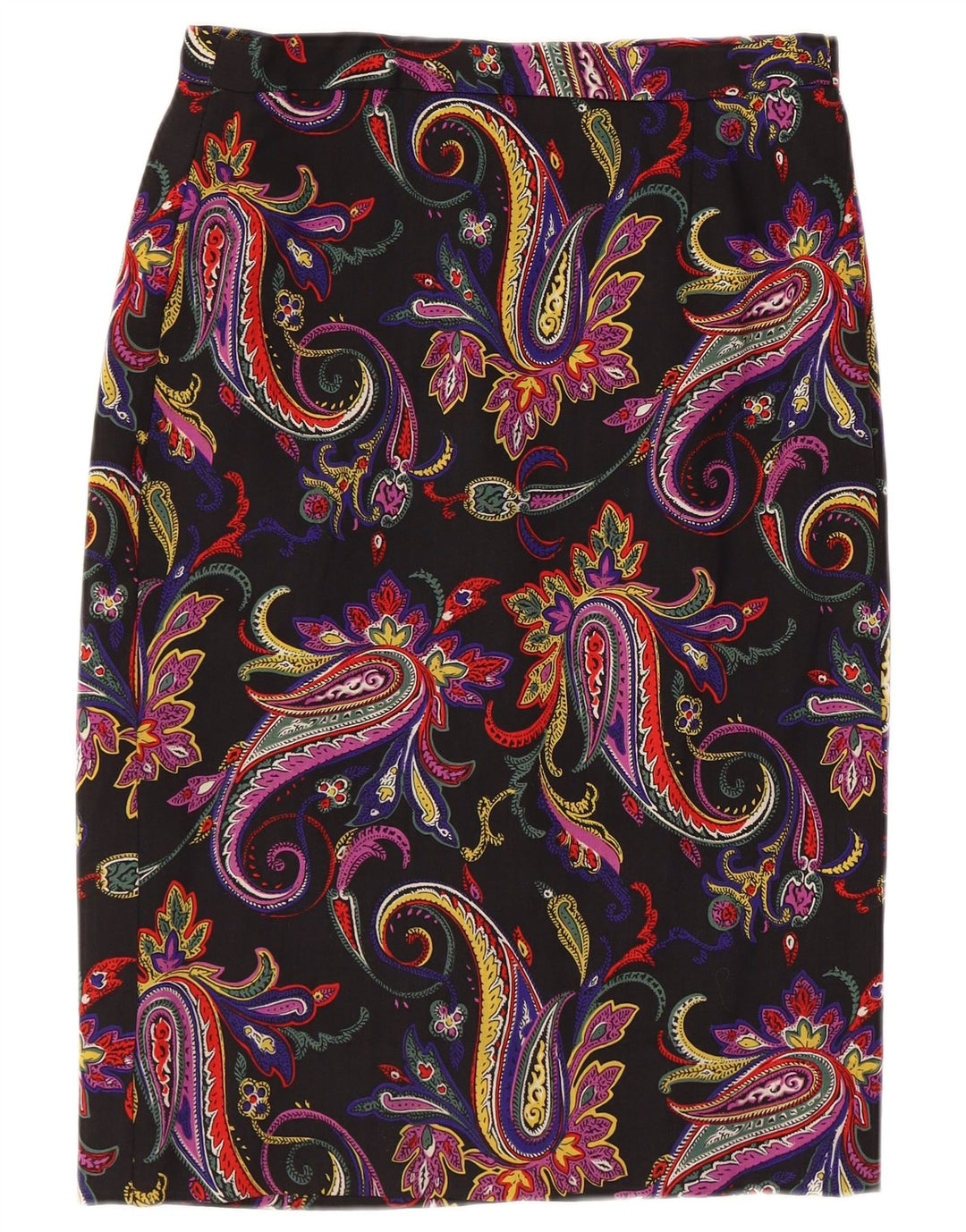 Fusta creion Vintage pentru femei W30 Medium Multicolor Paisley