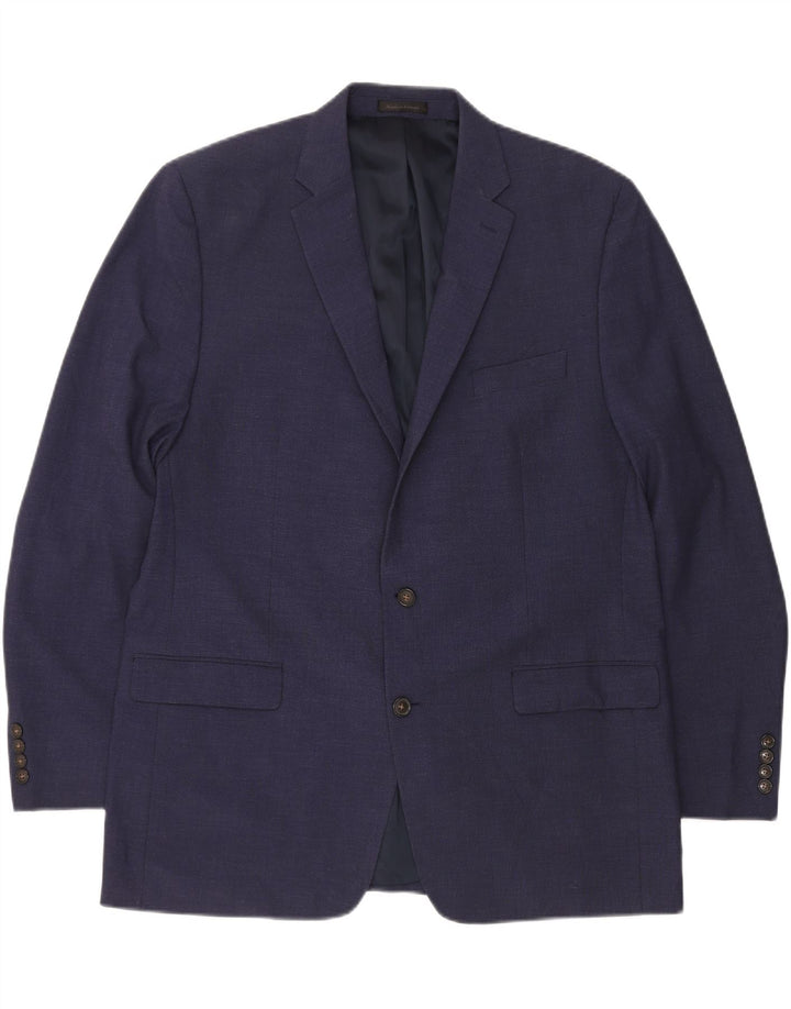 Jachetă pentru bărbați CHAPS cu 2 nasturi, UK 46 3XL, poliester bleumarin