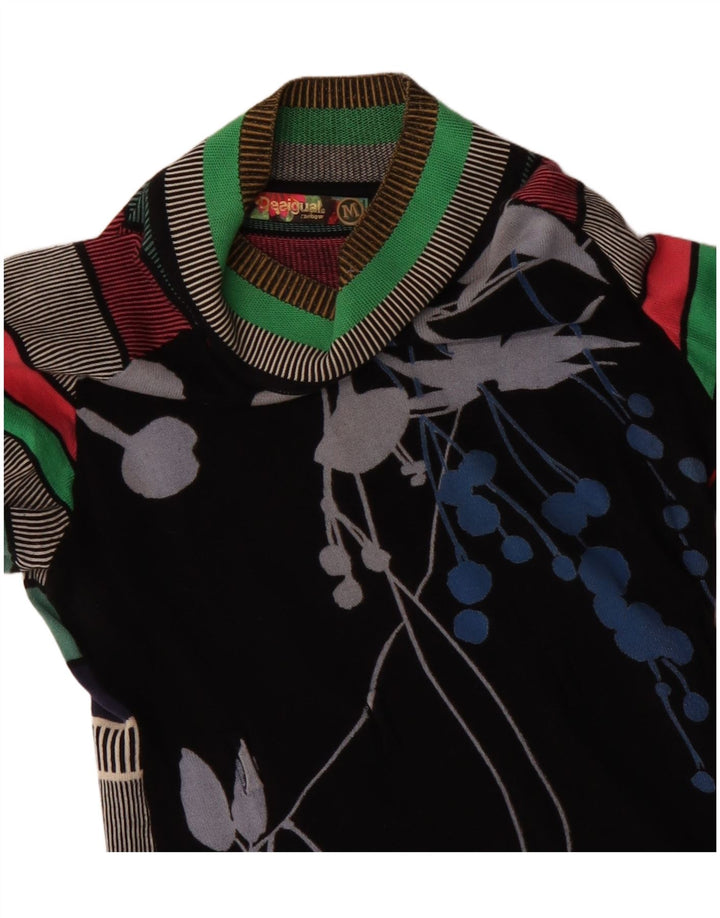 DESIGUAL Rochie cu mânecă lungă pentru damă cu pulover UK 12 Medium Multicolor Floral