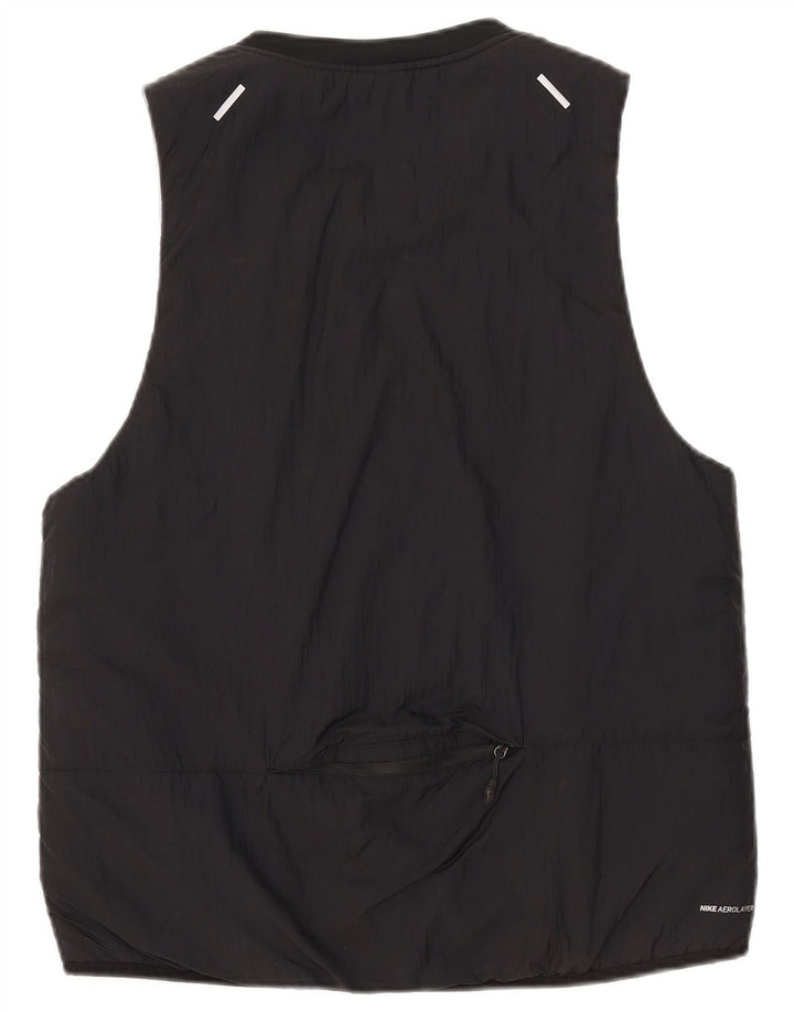 Gilet căptușit pentru femei Nike UK 14 Medium Black Nylon